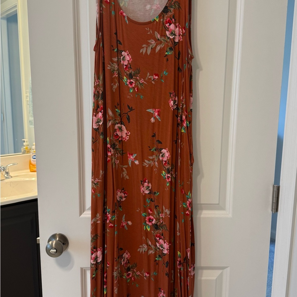 Torrid sleeveless maxi dress